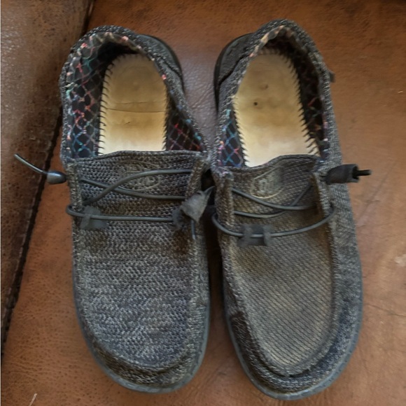 Boys Hey Dude Wendy Sox black size 6m - Picture 5 of 5